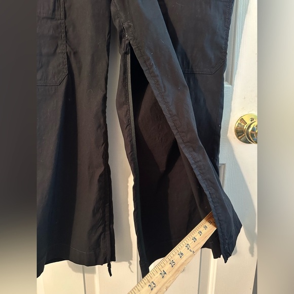 MAEVE Colette 33 Magic Fabric Wide Leg Crop Black Pull On Waist Leg Zip Adaptive - Picture 11 of 17